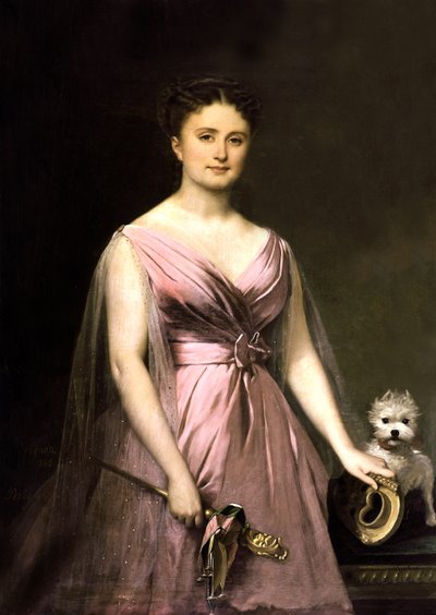 Ritratto di Hortense Schneider da Alexis Nicolas Perignon
