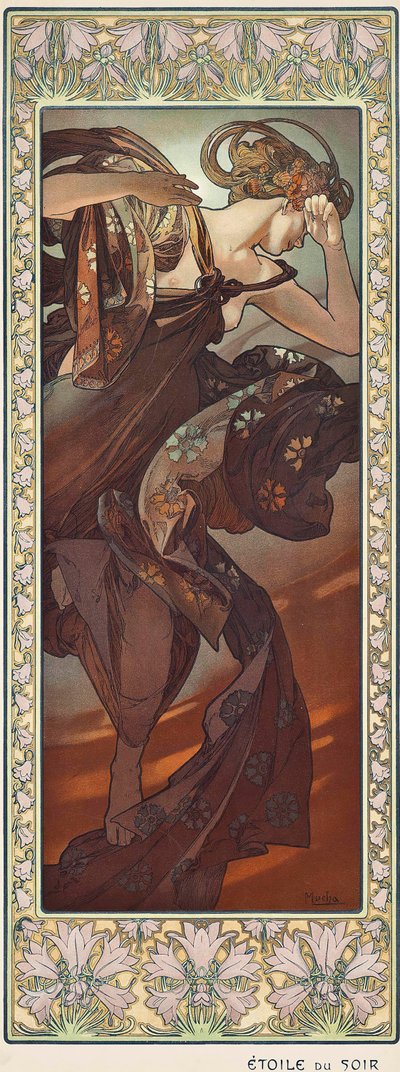 Étoile Du Soir da Alfons Marie Mucha