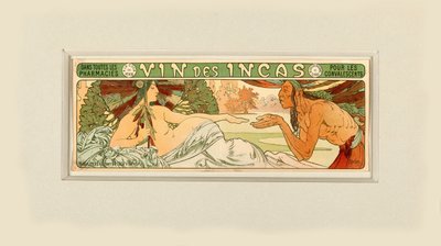 Vin des Incas, 1897 da Alfons Marie Mucha