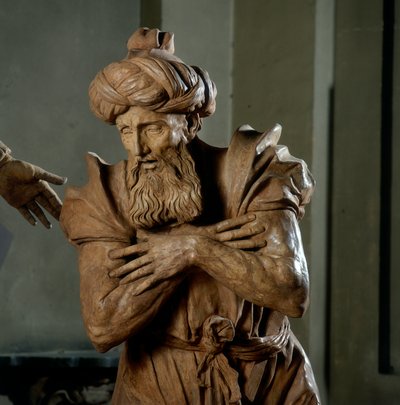 Nicodemo, (dettaglio) da Alfonso Lombardi