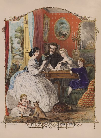Vita ideale della casa vittoriana da Alfred (after) Concanen