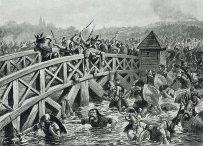 La battaglia di Stamford Bridge, 25 settembre da Alfred (after) Pearse