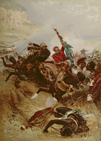 I tenenti Nelville e Coghill salvano i colori, 1881 da Alfred A.B. de Neauville