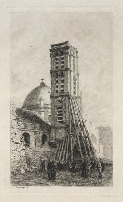 La Chiesa di Saint-Roch da Alfred Alexandre Delauney