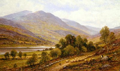 Snowdonia (possibile Lago Gwynant) da Alfred Augustus Glendening