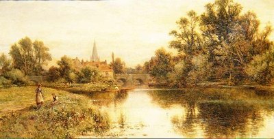 Il Tamigi a Marlow da Alfred Augustus Glendening