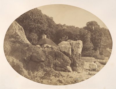 Babbicombe, dalla spiaggia, 1857 da Alfred Batson