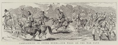 Campagna in Alta Birmania, il nostro Woon sul sentiero di guerra da Alfred Chantrey Corbould