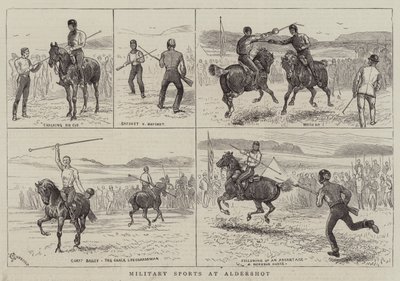 Sport militari ad Aldershot da Alfred Chantrey Corbould