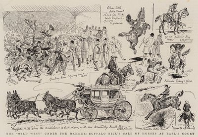 Il selvaggio West sotto il martello, vendita di cavalli di Buffalo Bill a Earl