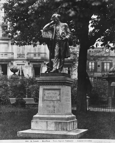 Monumento a Hector Berlioz, Square Vintimille, 1884 da Alfred Charles Lenoir