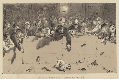Al girarrosto, Quakers Alley da Alfred Concanen