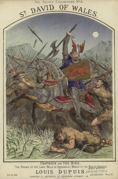 Copertina di San Davide del Galles da Alfred Concanen