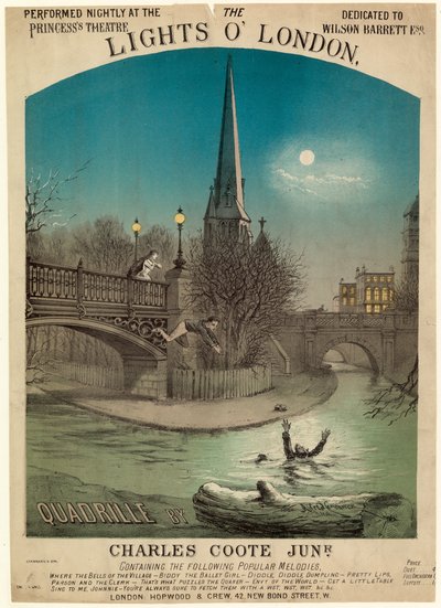 Le luci di Londra da Alfred Concanen