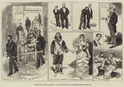 Intrattenimento natalizio per i pazienti al Charing-Cross Hospital da Alfred Courbould