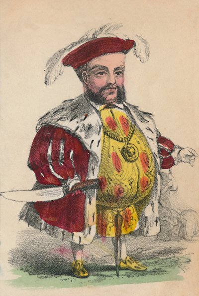 Enrico VIII, 1856 da Alfred Crowquill