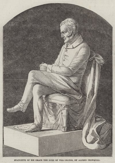 Statuetta di Sua Grazia il Duca di Wellington da Alfred Crowquill