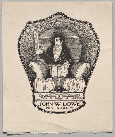 Ex Libris: John W. Lowe da Alfred Dawson