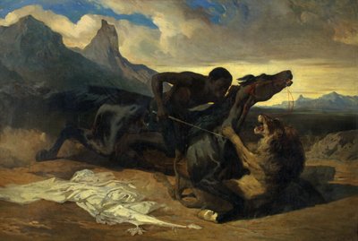 Il combattimento, c.1830-35 da Alfred Dedreux
