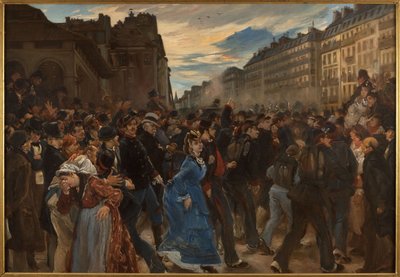 La partenza dei mobili, luglio 1870, circa 1879 da Alfred Dehodencq