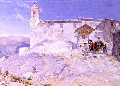 San Rocco, Olevano da Alfred Downing Fripp