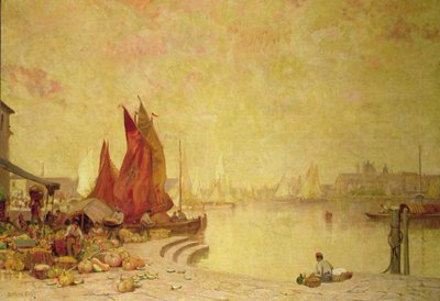 Un molo veneziano da Alfred East