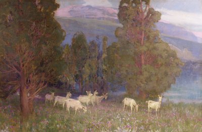 Alba sul Monte Mottarone, Lago Maggiore da Alfred East