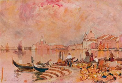 Bagliore serale, Venezia, c1895 da Alfred East