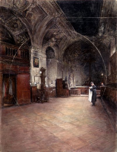 La sacrestia della chiesa di Santo Stefano a Vienna da Alfred Edler von Pflügl
