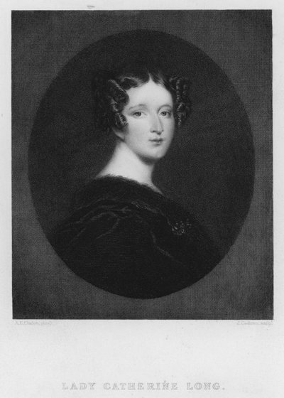 Lady Catherine Long (incisione) da Alfred Edward (after) Chalon