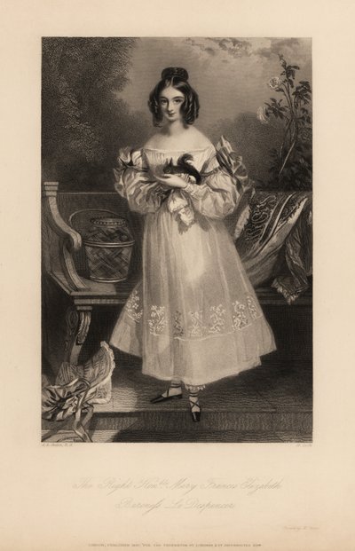 Mary Frances Elizabeth Stapleton da Alfred Edward (after) Chalon