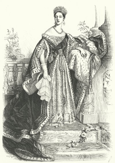 Regina Vittoria da Alfred Edward (after) Chalon