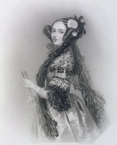 Augusta Ada King, contessa di Lovelace (1815-52), 1852 da Alfred Edward Chalon