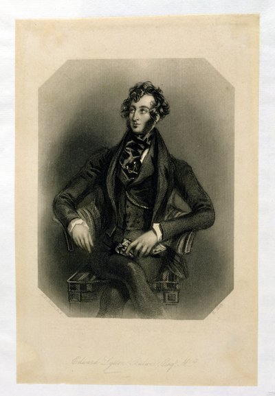 Edward Lytton Bulwer, inciso da H. Cook da Alfred Edward Chalon