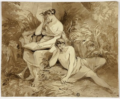 Musa e poeta da Alfred Edward Chalon