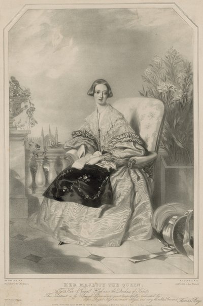 Regina Vittoria da Alfred Edward Chalon