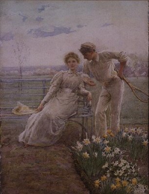 Una Distrazione Romantica da Alfred Edward Emslie