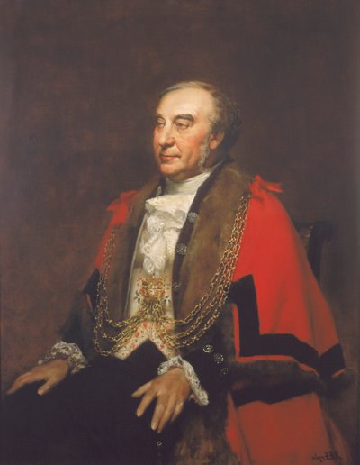 Alderman William Lawrence, Sceriffo, c. 1849 da Alfred Edward Emslie