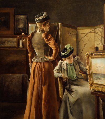 Visita allo Studio da Alfred Emile Stevens