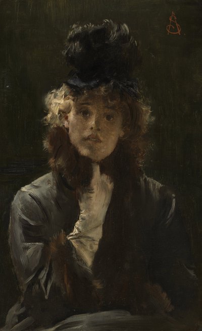 Le Sphinx Parisien, c.1880 da Alfred Emile Stevens
