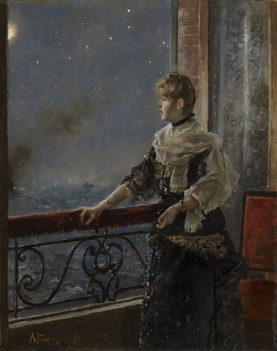 Chiaro di Luna da Alfred Emile Stevens