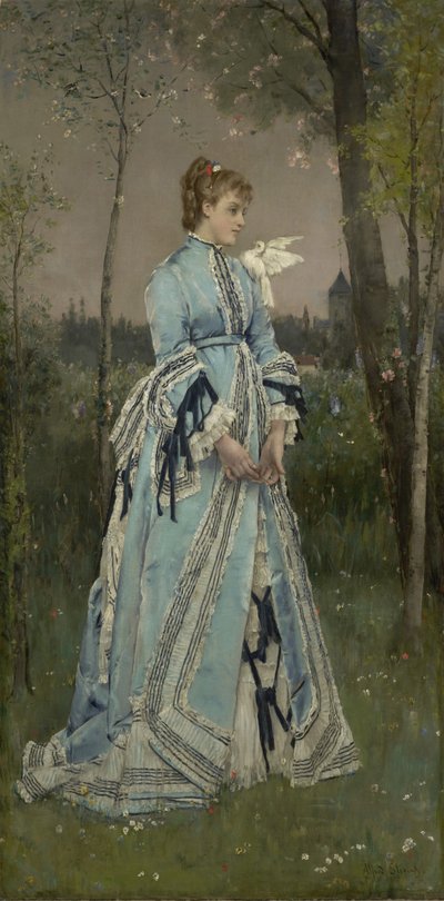 Primavera, 1877 da Alfred Emile Stevens