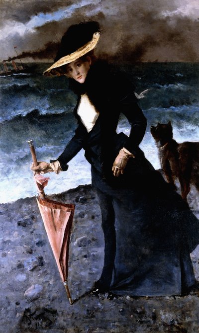 La Tempesta, 1891 da Alfred Emile Stevens