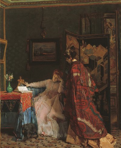 La visita da Alfred Emile Stevens