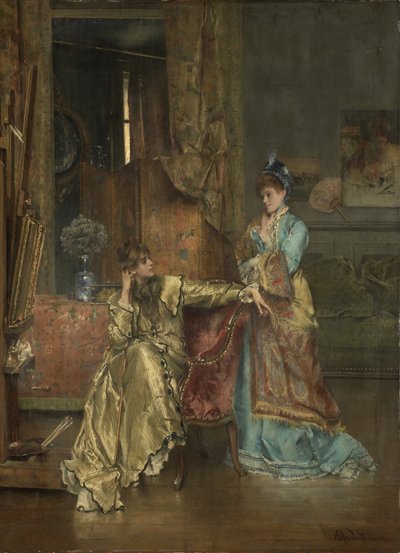 La visita da Alfred Emile Stevens