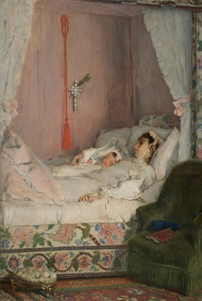 Una madre, c.1870 da Alfred Emile Stevens