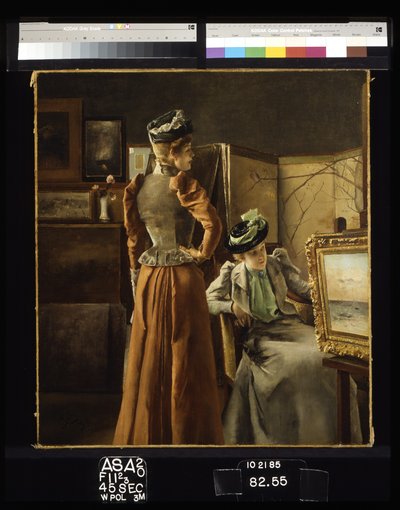Visita allo studio da Alfred Emile Stevens