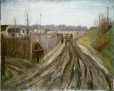 Suonatore di organetto da Alfred Frank