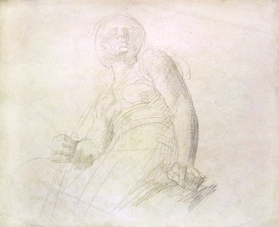 Studio di una figura, c.1850 da Alfred George Stevens