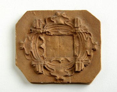 Maquette per una placca ottagonale (gesso dorato) da Alfred Gilbert